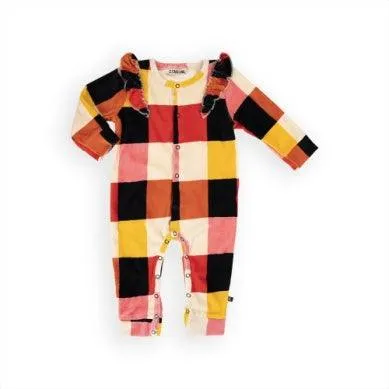 Baby Girl Rompers and Jumpsuits | Velvet- Checkers | CarlijnQ