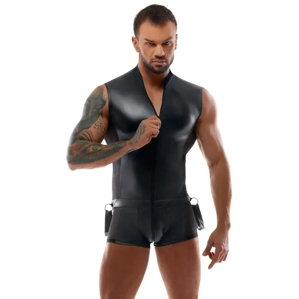 Body Jumpsuit with Restraints