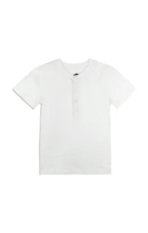 Boys Top | White Day Party Henley | Appaman