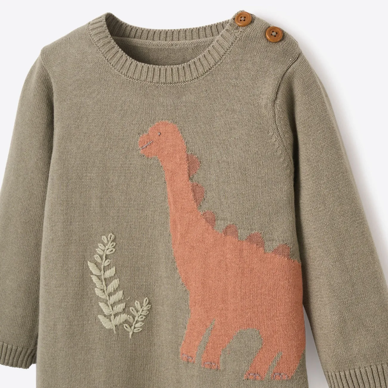 Dinosaur Knit Jumpsuit