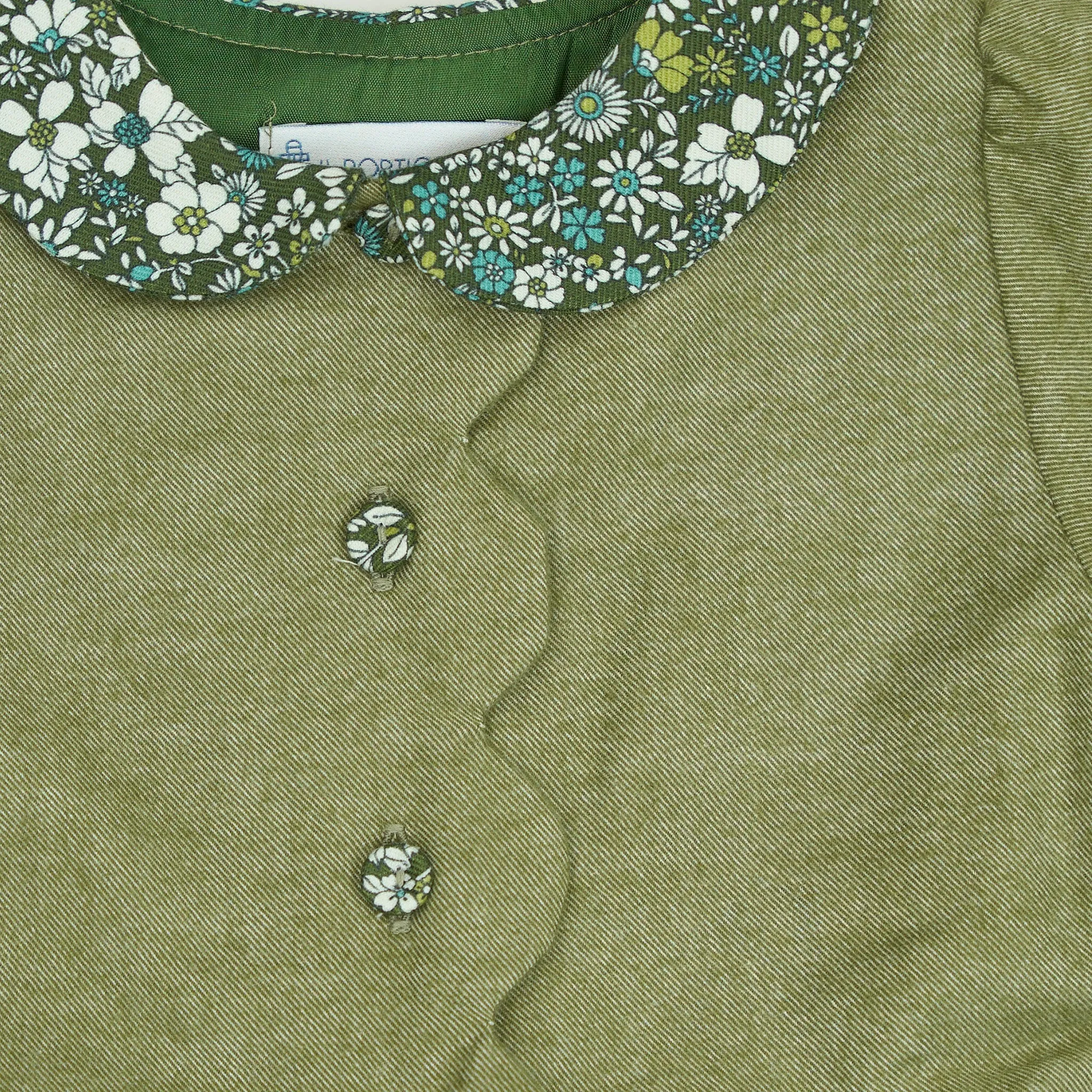 Dress - Green Flowers