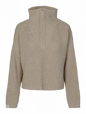 FLORIE COTTON ZIP KNIT