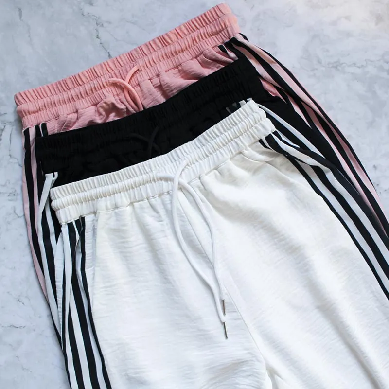 Hibiscus Striped Joggers