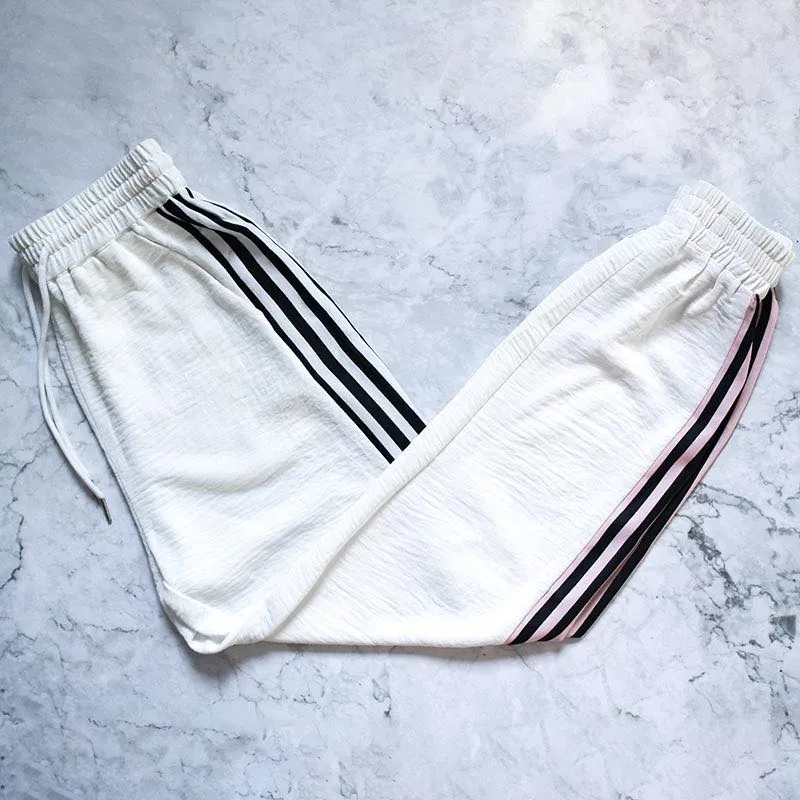 Hibiscus Striped Joggers