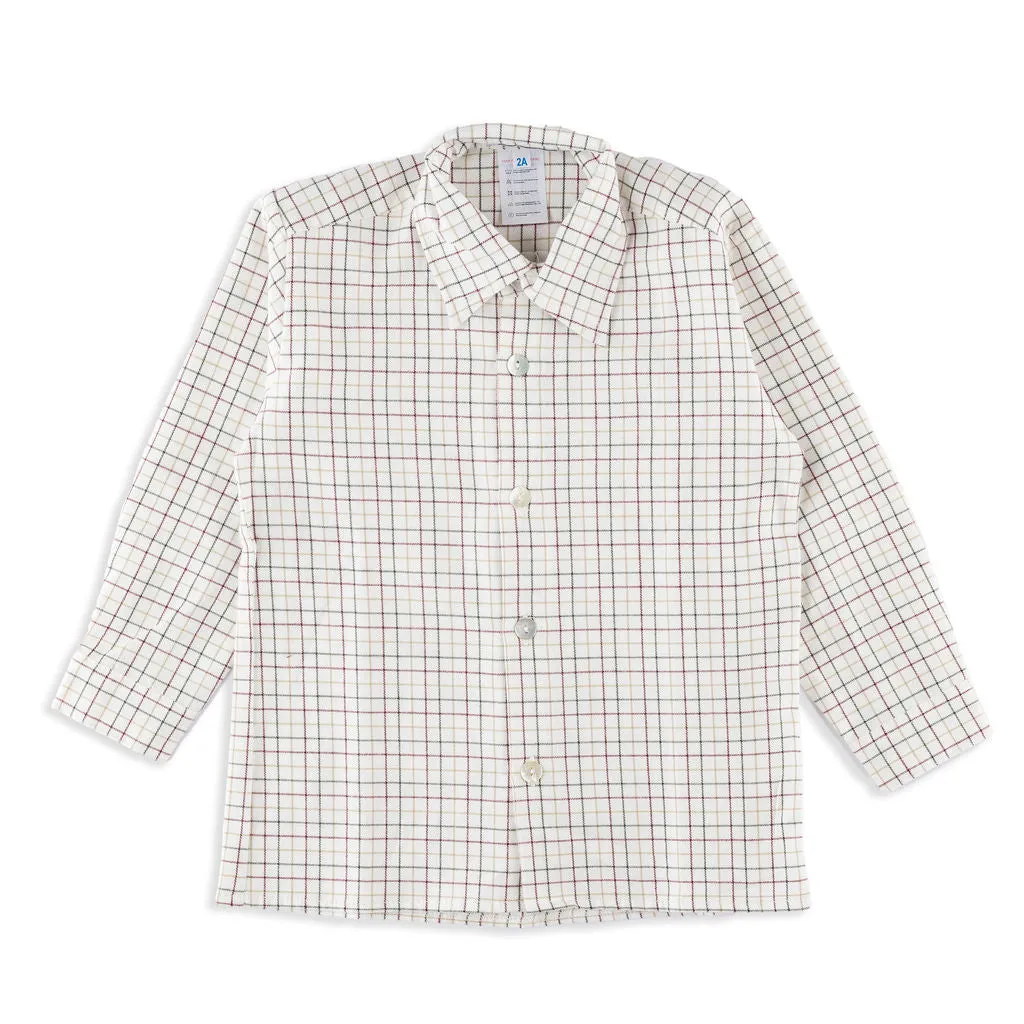 Holiday Plaid Flannel Buttondown Shirt