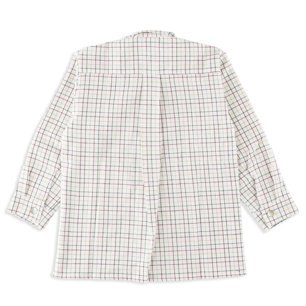 Holiday Plaid Flannel Buttondown Shirt