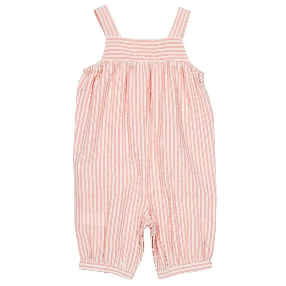 Mini Seersucker Dungarees