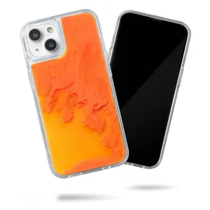 Neon Sand Case for iPhone 13 - Orange Soda