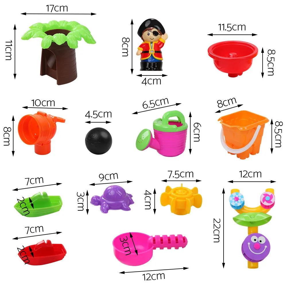 Non-toxic Eco-friendly Kids Sand and Water Table Set Keezi