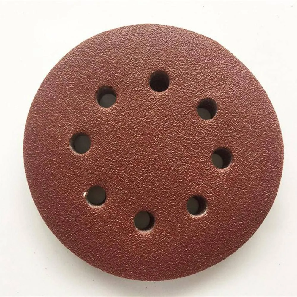 P-100 5 inch 8 Hole Sanding Discs Grind Paper Sanding Disc~2349