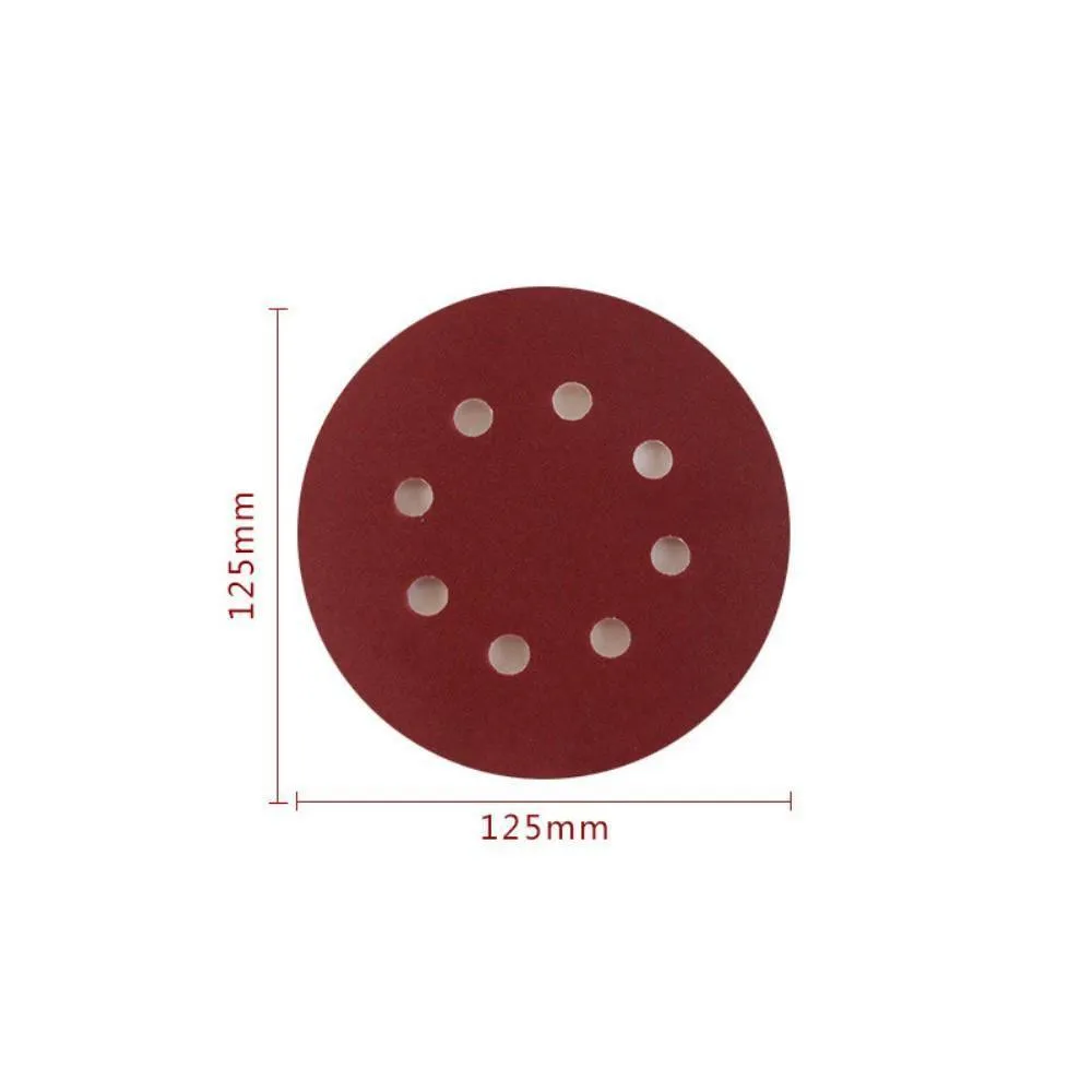 P-100 5 inch 8 Hole Sanding Discs Grind Paper Sanding Disc~2349