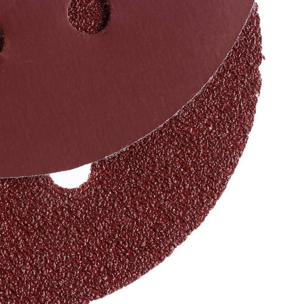 P-80 5 inch 8 Hole Sanding Discs Grind Paper Sanding Disc~2350