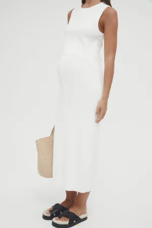 Piper Maxi Skirt (Ivory)