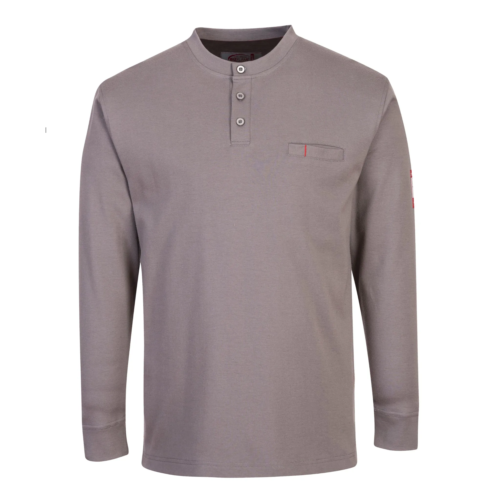 PORTWEST® Fire Resistant Anti-static Henley Long Sleeve Shirt - FR32