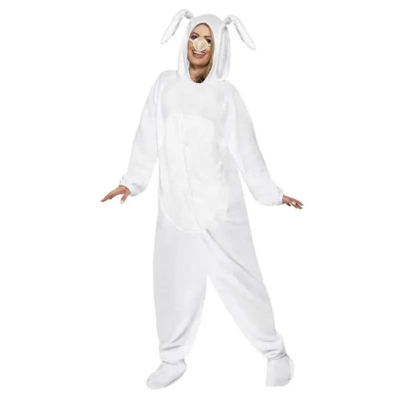 Rabbit Adult Costume-White