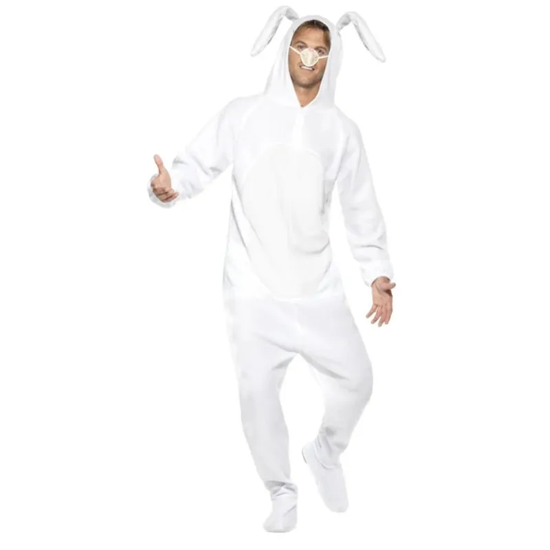 Rabbit Adult Costume-White