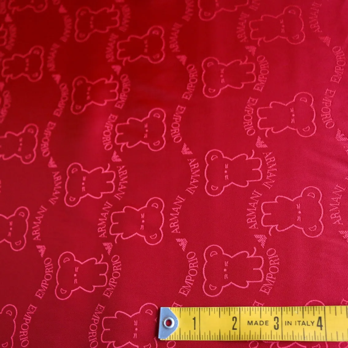 Red Teddy - Fancy Lining