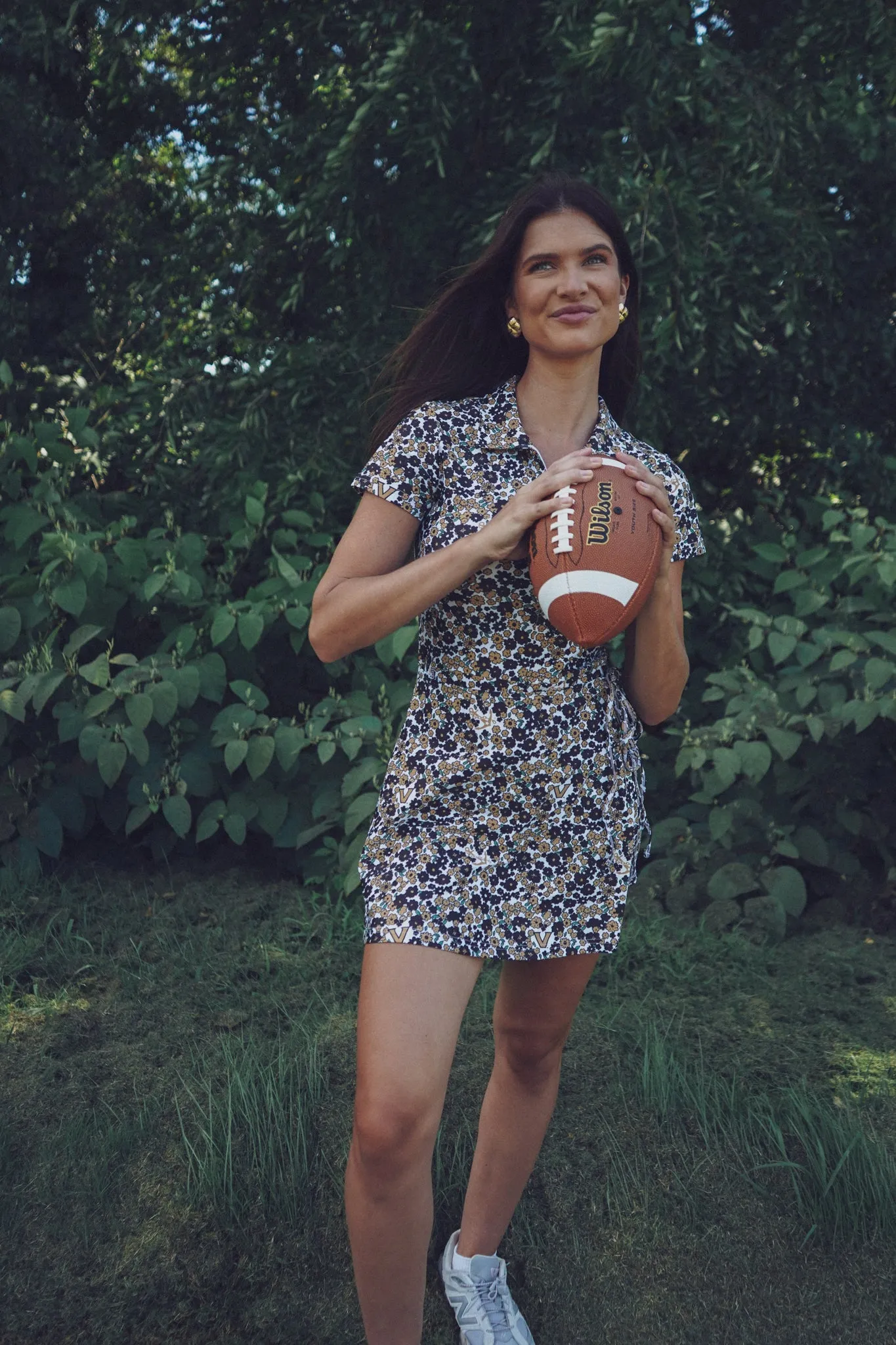 Tailgate Collection Ivy Dress - Vanderbilt Flora