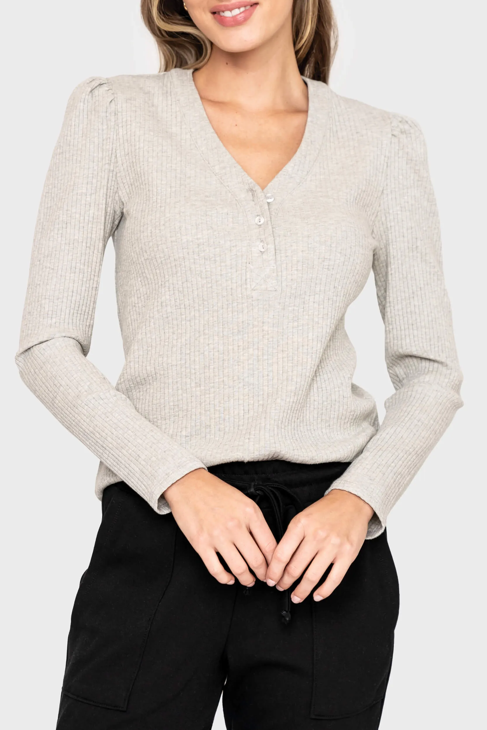 The Amelia Ribbed Henley