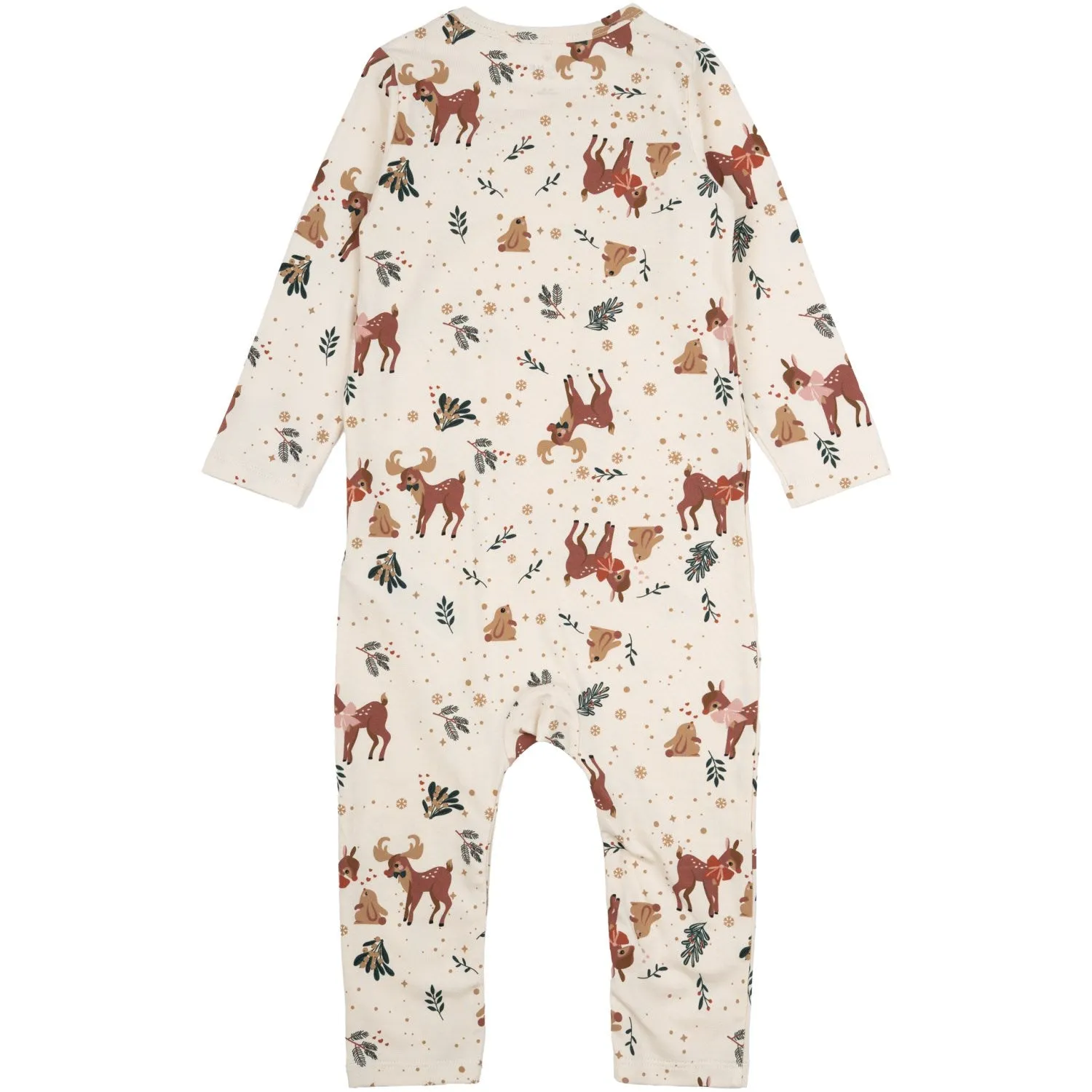 THE NEW Siblings White Swan AOP Holiday Jumpsuit