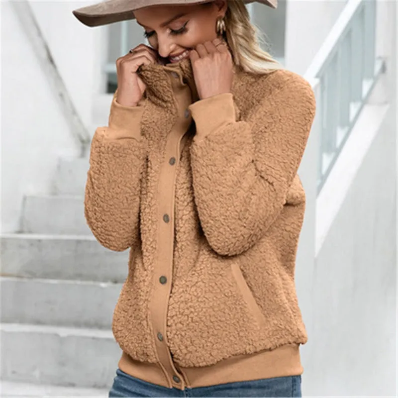 Women's Soft and Fluffy Warm Plush Winter Jackets