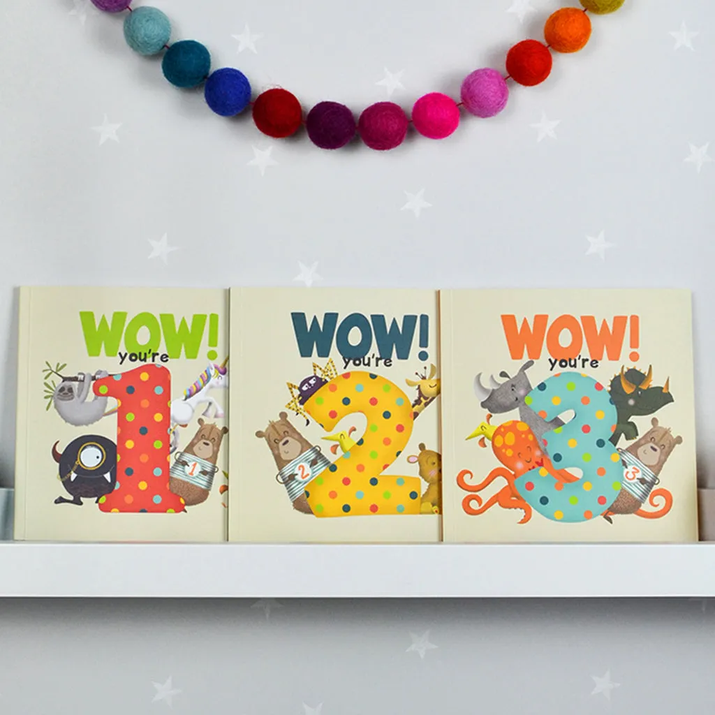 Wow You're 1! Bertie's Personalised First Birthday Balloon Gift Set