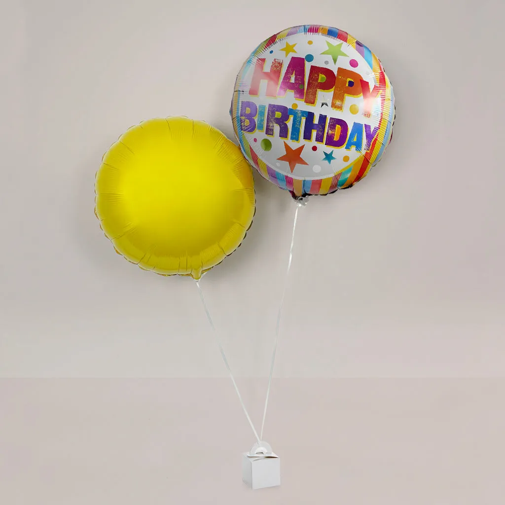 Wow You're 2! Personalised Bertie's Second Birthday Balloon Gift Set